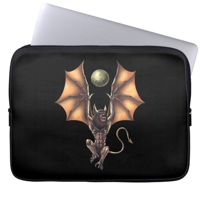 Cryptid Creature Ahool Laptop Sleeve (Front)