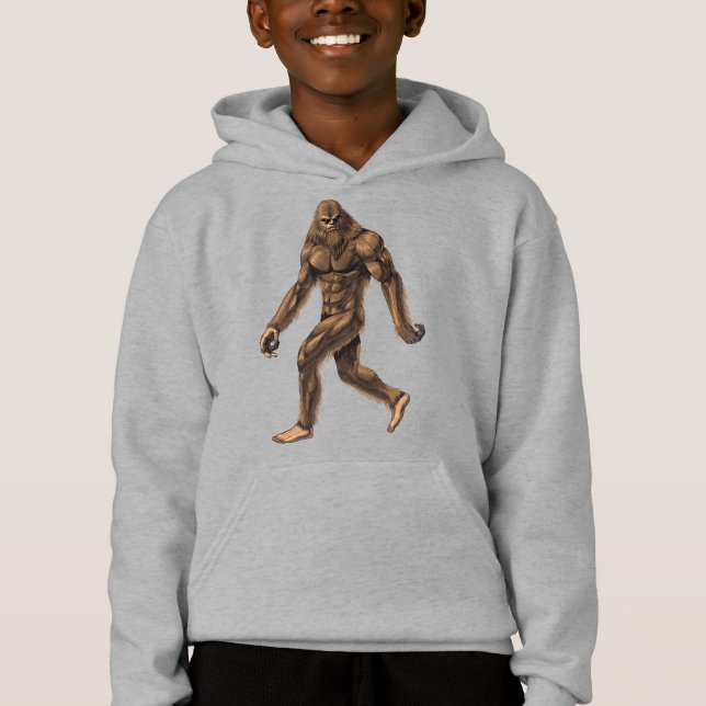 Cryptid Creature Bigfoot Hoodie (Front)