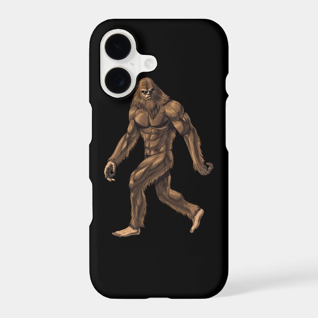 Cryptid Creature Bigfoot Iphone Case (Back)