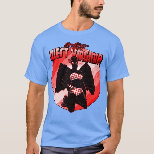 Cryptid Pinup West Virginia T_Shirt
