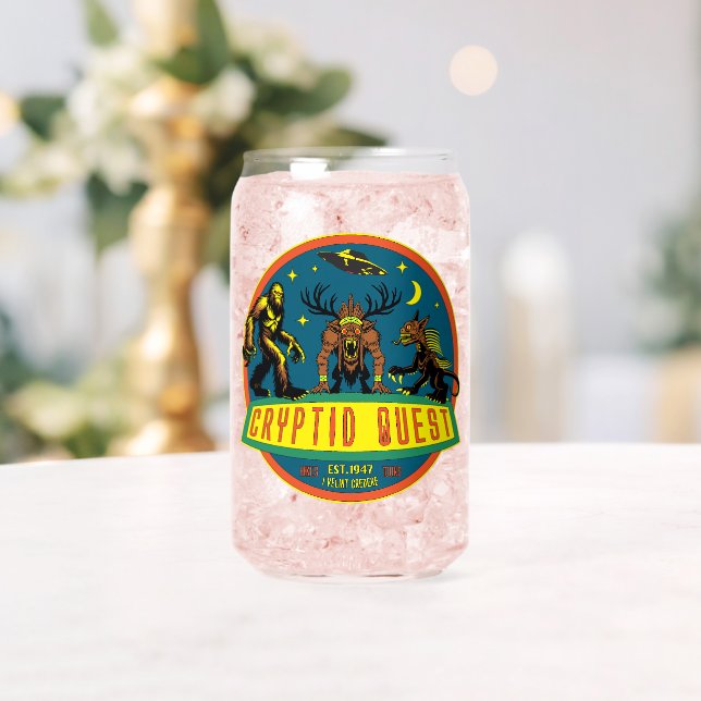 Cryptid Quest Can Glass (Insitu (Wedding))