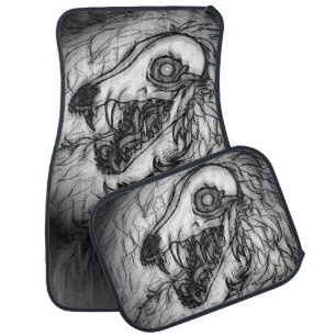 Cryptid: Snow Wasset Sketch Car Floor Mat