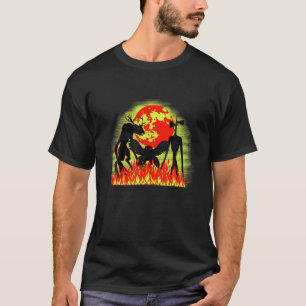 Cryptids Of America - Wendigo, Goatman And Mothman T-Shirt