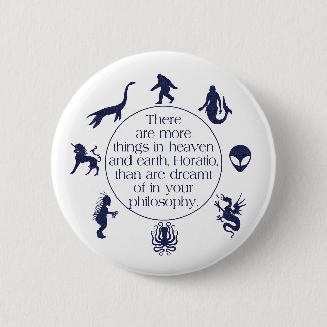 Cryptids Pinback Button (Front)