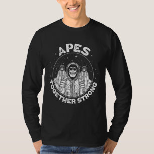 Crypto Apes Together Strong Ape To The Moon T-Shirt