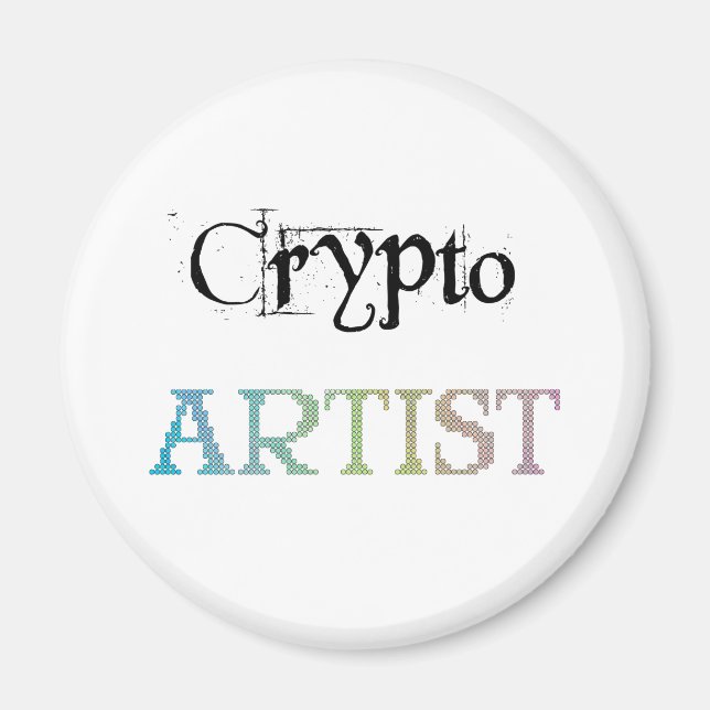 Crypto Artist Light Magnet (Front)