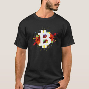 Crypto Bitcoin Art Cryptocurrency BTC Hodler Graph T-Shirt