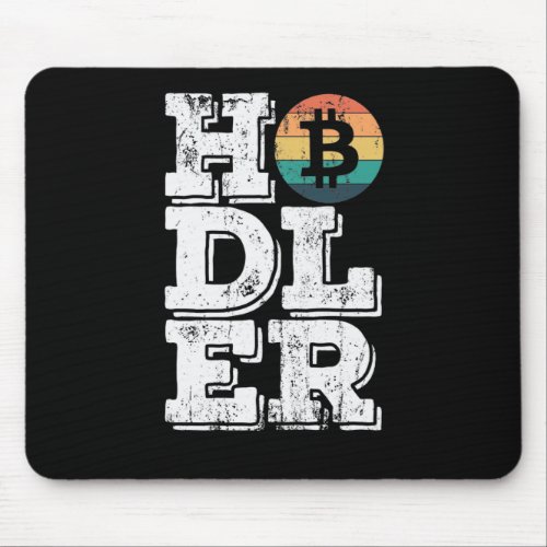 Crypto Bitcoin HODLer Mouse Pad