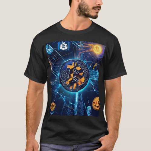 Crypto Blooms in the City T_Shirt