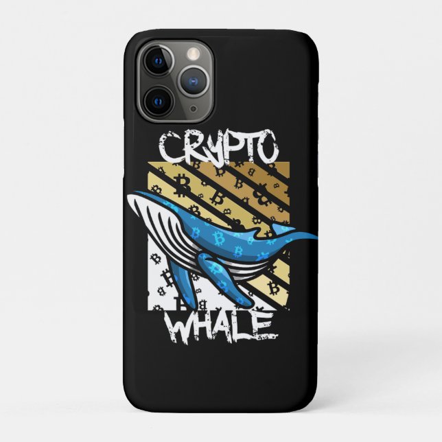 Crypto Btc Whale - Crypto coin Case-Mate iPhone Case (Back)