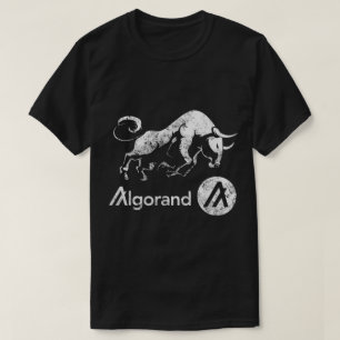 Crypto Bull Futuristic Blockchain Investor Art T-Shirt