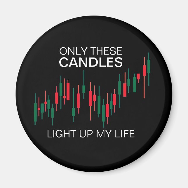 Crypto Candlesticks Magnet (Front)