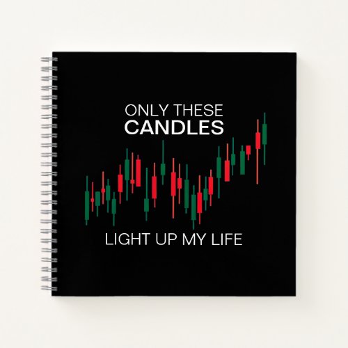 Crypto Candlesticks Personalized Notebook