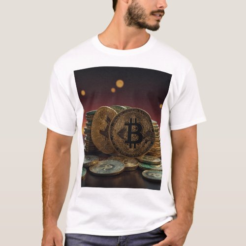 Crypto Casino The High_Stakes Gamble T_Shirt