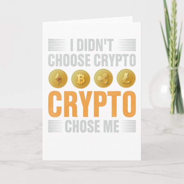 Crypto Chose Me Card (Front)