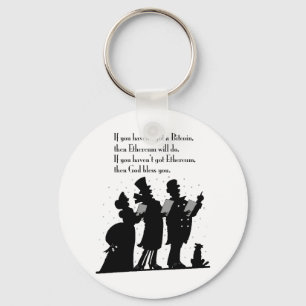 Crypto Christmas Carol Keychain