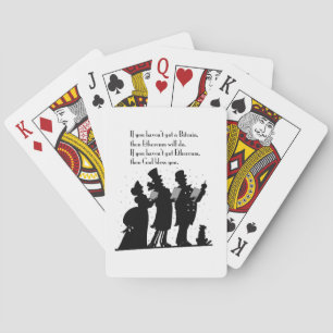 Crypto Christmas Carol Poker Cards