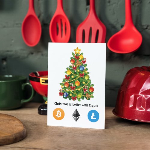  Crypto Christmas Tree Card 