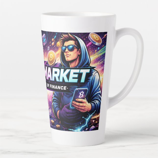 Crypto Coin Latte Mug (Right)