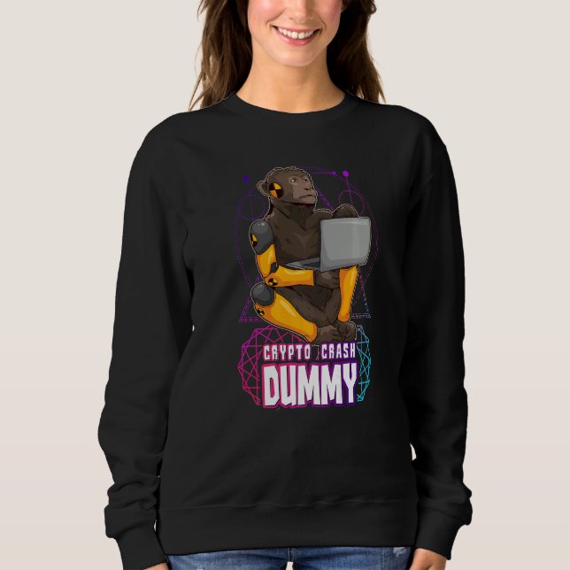 Crypto Crash Dummy Sweatshirt (Front)