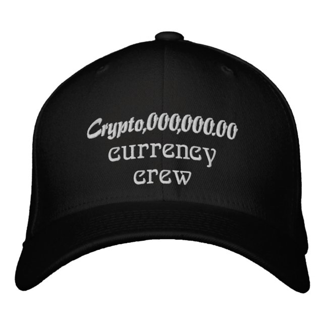 Crypto Currency Crew:Buy The Dip Embroidered Baseball Cap (Front)