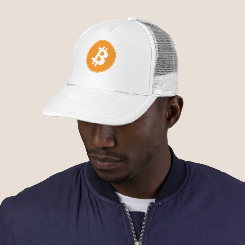 Crypto Currency Symbol BItcoin Trucker Hat