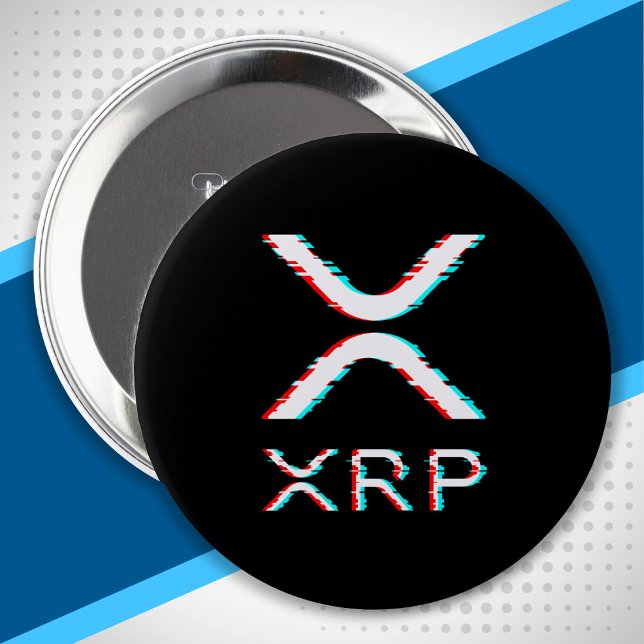 Crypto Currency XRP Glitch Cryptocurrency Meme Button (Creator Uploaded)