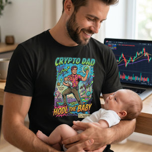 Crypto Dad HODL The Baby Father's Day Shirt 