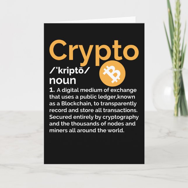 Crypto Definition Card (Front)