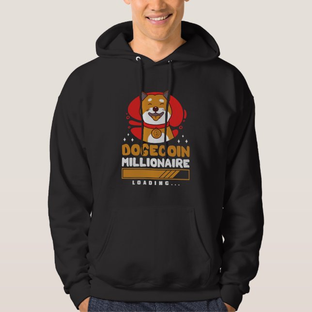 Crypto DogeCoin Millionaire Loading Hoodie (Front)