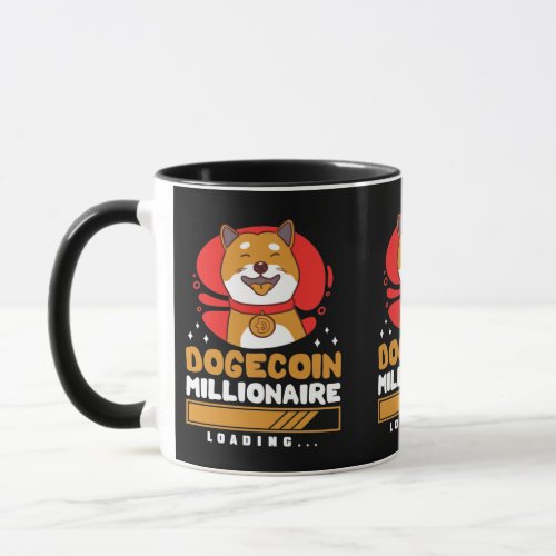 Crypto DogeCoin Millionaire Loading Mug