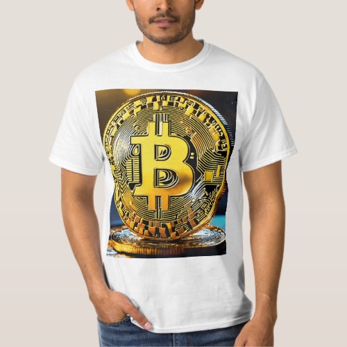 Crypto Enthusiast Bitcoin Logo T_Shirt _ Embrace 