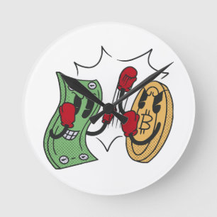 Crypto Fight Club Round Clock