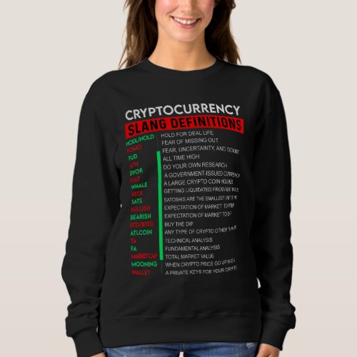 Crypto Hold Investor Millionaire Trader Defi Defin Sweatshirt