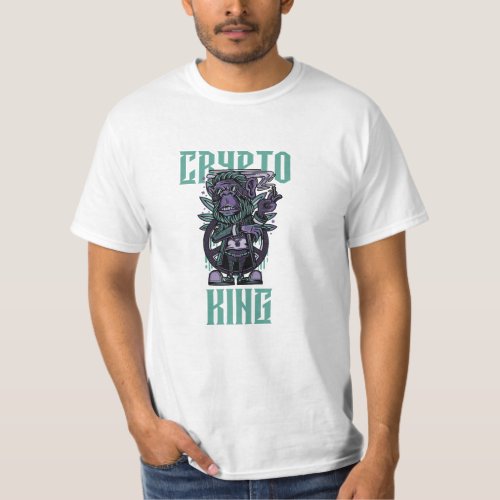 Crypto King T_Shirt Apes NFT Ape Shirt