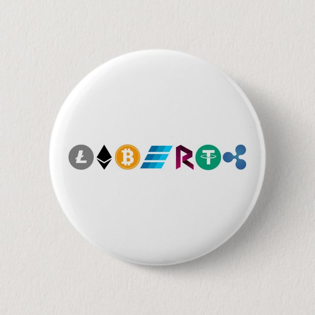 Crypto Liberty Button (Front)