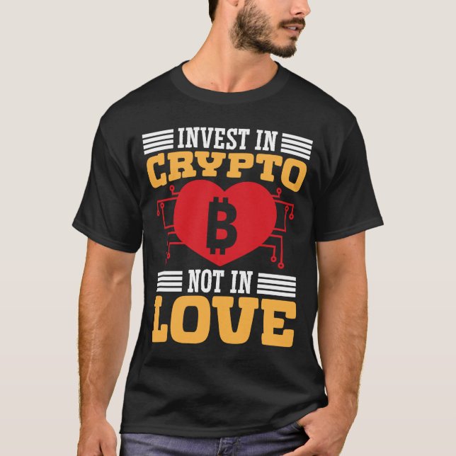 Crypto Lover Cryptocurrency Blockchain Trader Fina T-Shirt (Front)