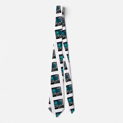 CRYPTO_MAN by PEAFDOVE Neck Tie