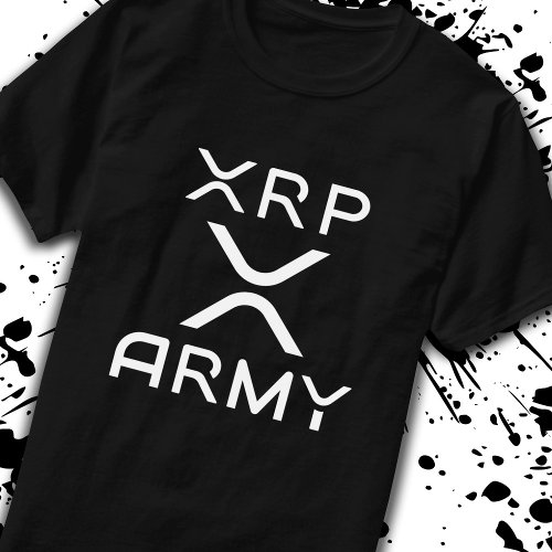 Crypto Meme Hodl Cryptocurrency XRP Army Quote T_Shirt