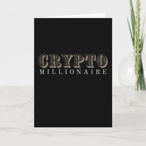 Crypto Millionaire Card
