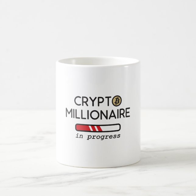 Crypto Millionaire in progress Coffee Mug (Center)