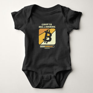 Crypto Millionaire Loading Baby Bodysuit