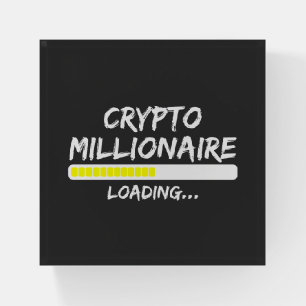 Crypto Millionaire Loading Bitcoin Paperweight