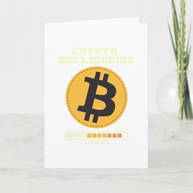 Crypto Millionaire Loading Card (Front)