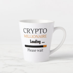 Crypto Millionaire Loading funny trading nft Latte Mug
