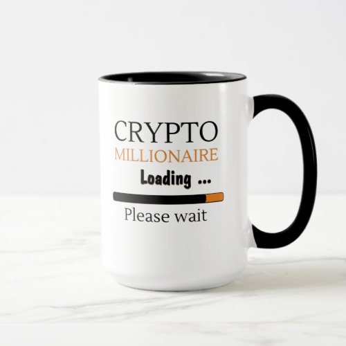 Crypto Millionaire Loading funny trading nft Mug