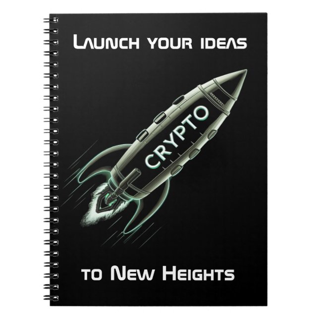 Crypto Rocket Notebook (Front)