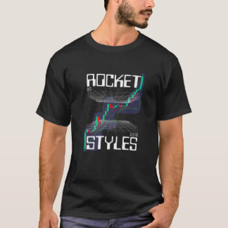 Crypto Rocket Styles Trading T-Shirt