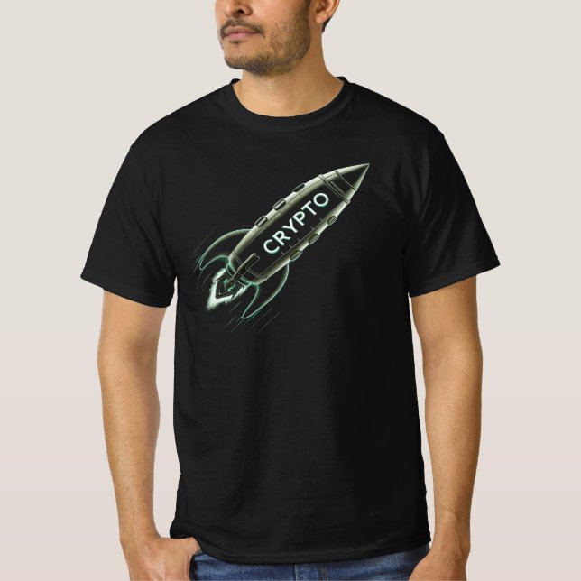 Crypto Rocket T-Shirt (Front)