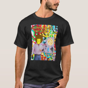 Crypto Rules Suckers Bitcoin Ethereum Cat Painting T-Shirt